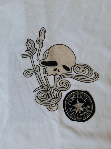 Converse shirt skull deko - converse,