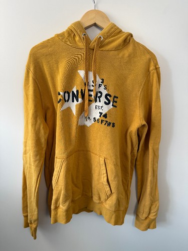 Hoodie pullover converse gelb - hoodie,