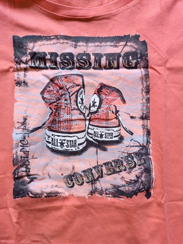 Converse shirt rot - rot, orange
