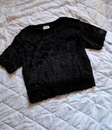 Damen shirt flauschig kurz - shirt,